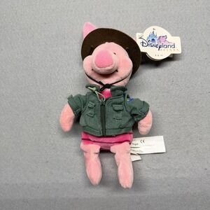 Disney Park Piglet Ranger Plush Disneyland Resort Winnie The Pooh W/Tag